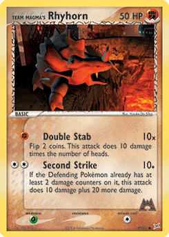 Team Magma's Rhyhorn - Normal