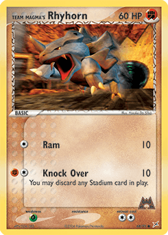 Team Magma's Rhyhorn - Normal