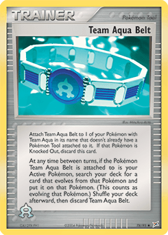 Team Aqua Belt - Normal