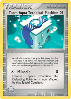 Team Aqua Technical Machine 01 - Normal