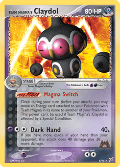 Team Magma's Claydol - Reverse Holofoil