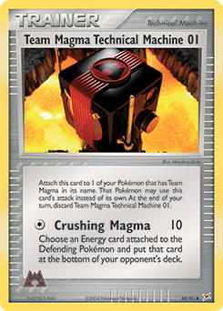 Team Magma Technical Machine 01 - Normal