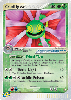 Cradily ex - Holofoil