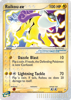 Raikou ex - Holofoil