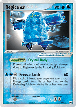 Regice ex - Holofoil