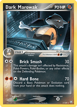Dark Marowak - Reverse Holofoil