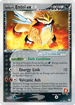 Rocket's Entei ex - Normal