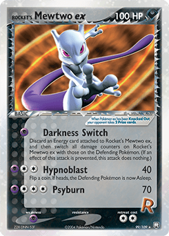 Rocket's Mewtwo ex - Holofoil