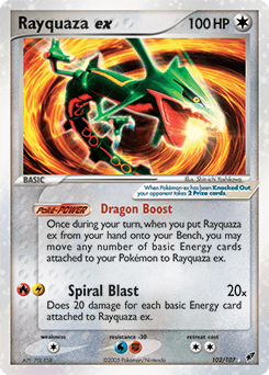 Rayquaza ex - Holofoil