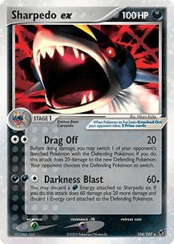Sharpedo ex - Holofoil