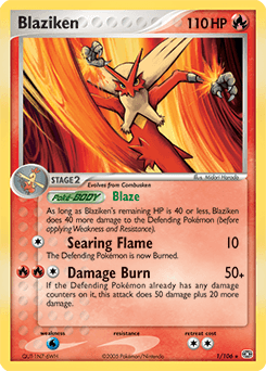 Blaziken - Reverse Holofoil