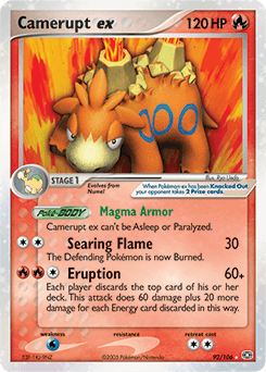Camerupt ex - Holofoil