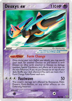 Deoxys ex - Holofoil
