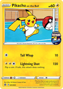 Pikachu on the Ball - Normal