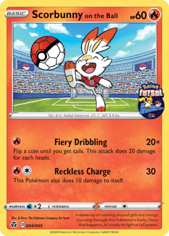 Scorbunny on the Ball - Normal