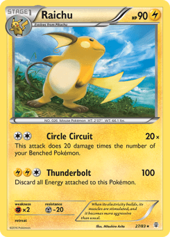 Raichu - Reverse Holofoil