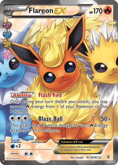 Flareon-EX - Holofoil