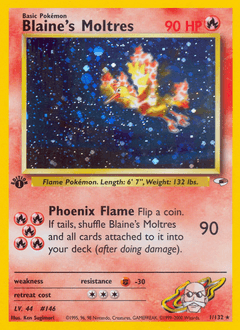 Blaine's Moltres - Unlimited Holofoil