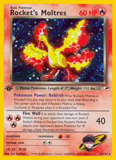 Rocket's Moltres - Unlimited Holofoil
