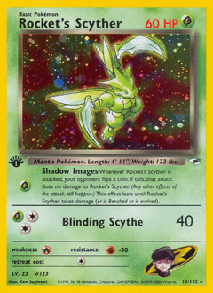 Rocket's Scyther - Unlimited Holofoil