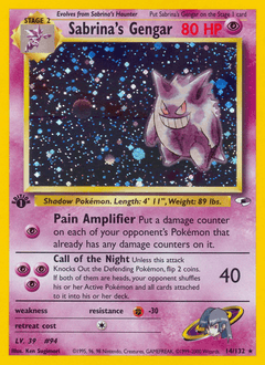 Sabrina's Gengar - Unlimited Holofoil