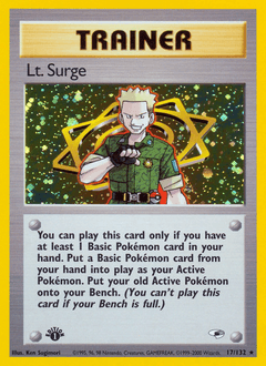 Lt. Surge - Unlimited Holofoil
