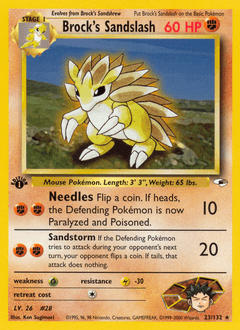 Brock's Sandslash - Normal