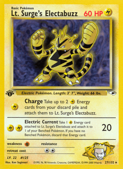 Lt. Surge's Electabuzz - Normal