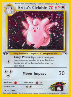 Erika's Clefable - Unlimited Holofoil