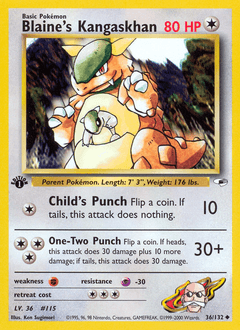 Blaine's Kangaskhan - Normal