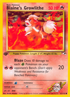 Blaine's Growlithe - Normal