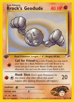 Brock's Geodude - Normal