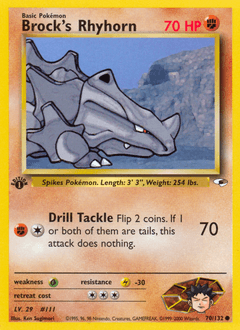 Brock's Rhyhorn - Normal