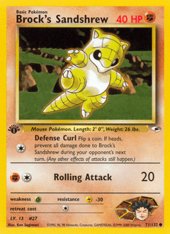 Brock's Sandshrew - Normal