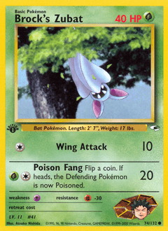 Brock's Zubat - Normal