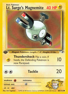 Lt. Surge's Magnemite - Normal