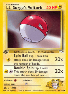 Lt. Surge's Voltorb - Normal