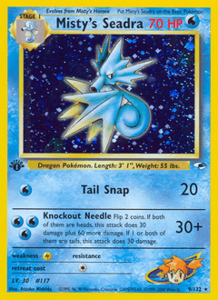 Misty's Seadra - Unlimited Holofoil