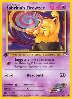 Sabrina's Drowzee - Normal