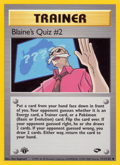 Blaine's Quiz #2 - Normal