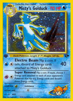 Misty's Golduck - Unlimited Holofoil