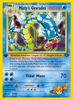 Misty's Gyarados - Unlimited Holofoil