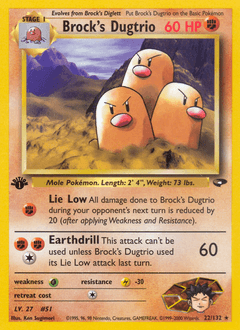 Brock's Dugtrio - Normal