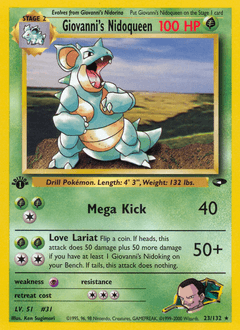 Giovanni's Nidoqueen - Normal