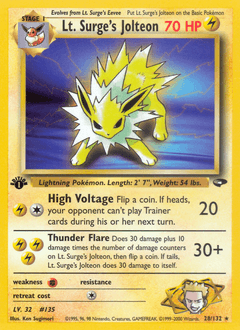 Lt. Surge's Jolteon - Normal