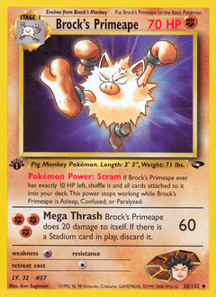 Brock's Primeape - Normal