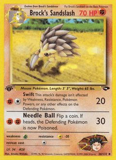 Brock's Sandslash - Normal