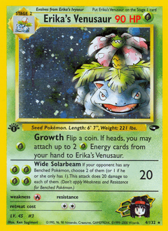 Erika's Venusaur - Unlimited Holofoil