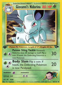 Giovanni's Nidorina - Normal