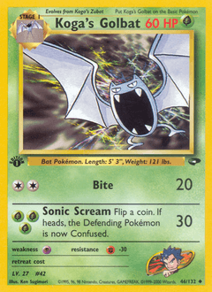 Koga's Golbat - Normal